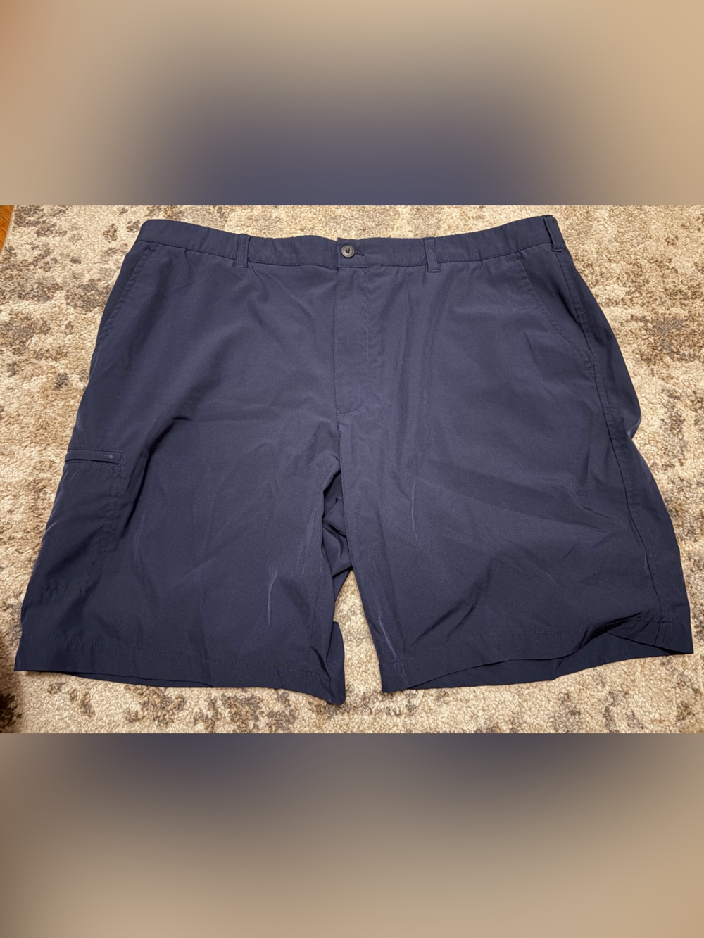 Hogan Men's Navy Cargo Shorts